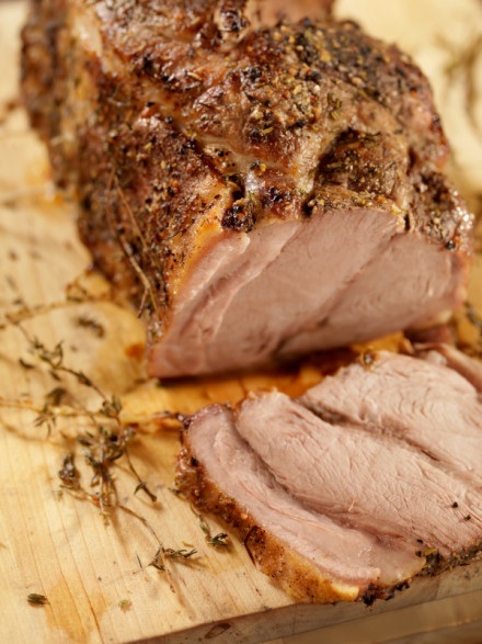 Chipotle Rubbed Pork Roast with Peach Chutney (and the Ferry Plaza Farmers Market)