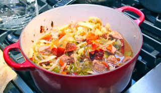 Pork, Tomatillo and Green Chile Stew