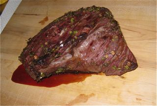 Unbelievable Wagyu Tri-Tip with Caramelized Onion Red Wine Reduction