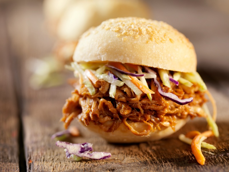 Super Fast Pulled Pork Sandwiches