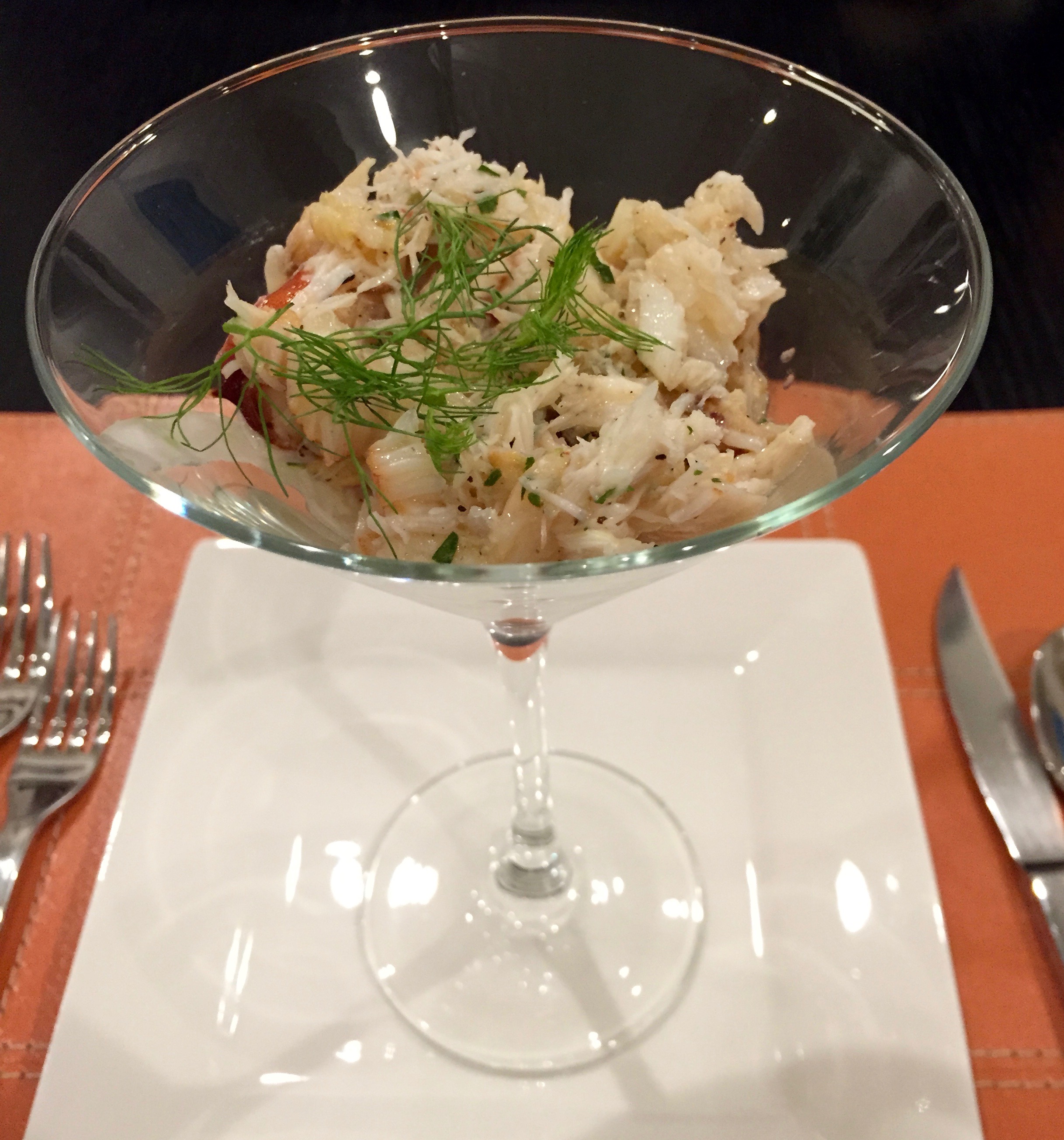 Crab Cocktail with Tangerine Tarragon Vinaigrette