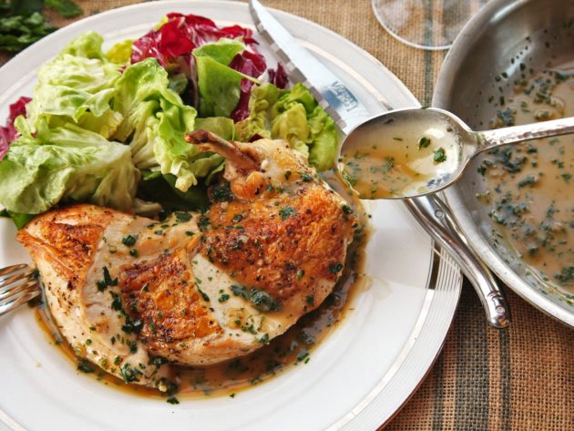 Perfect Chicken Breasts with Pan Sauce