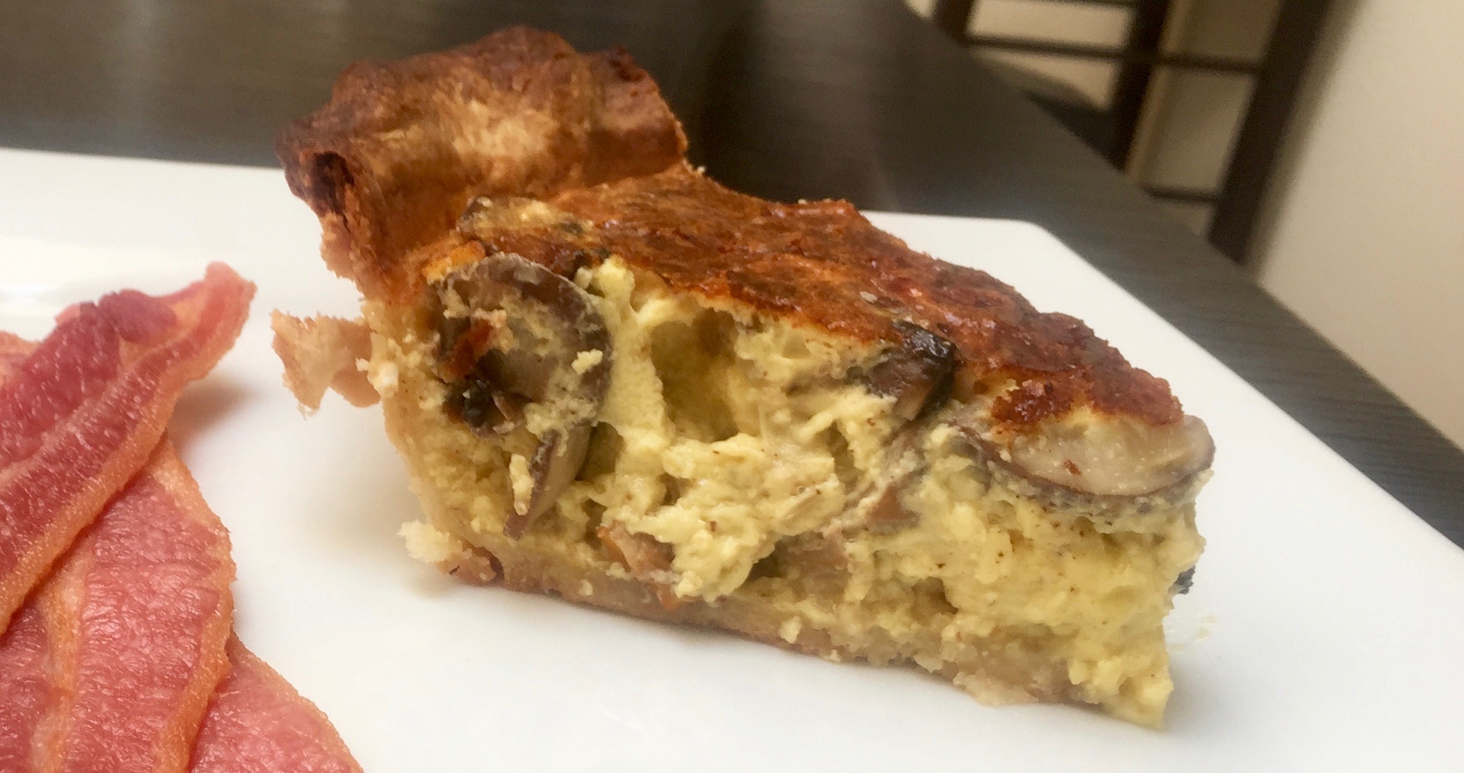 Whit's Cheese and Mushroom Quiche - The Perfect Brunch Food