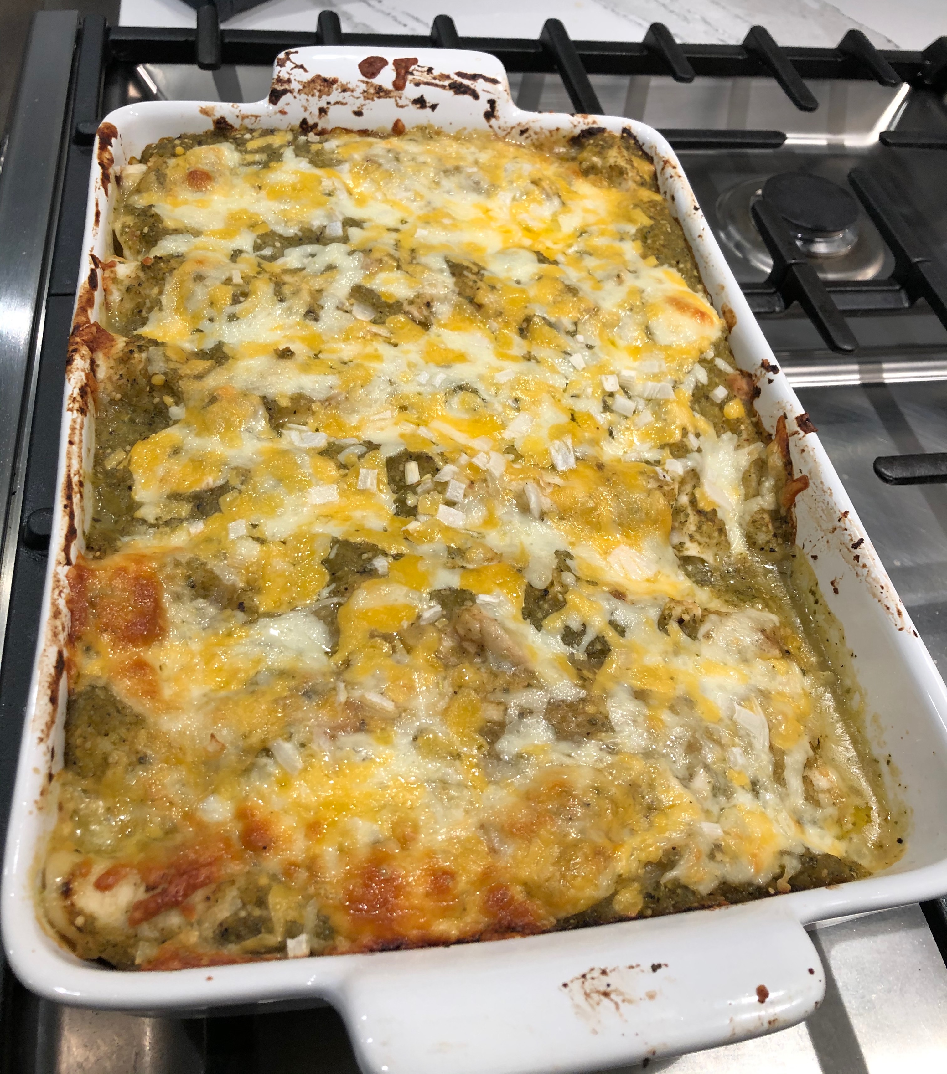 Spicy Enchiladas Verdes