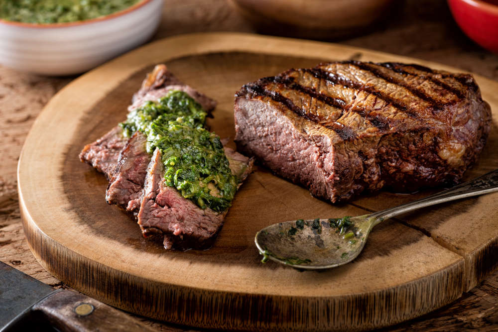 Sous Vide Ribeye Steak with Chimichurri Sauce