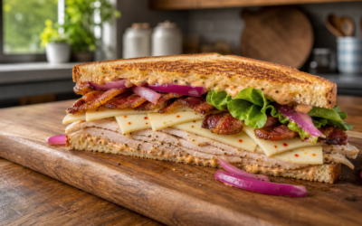 Spicy Chipotle Turkey Bacon Sandwich